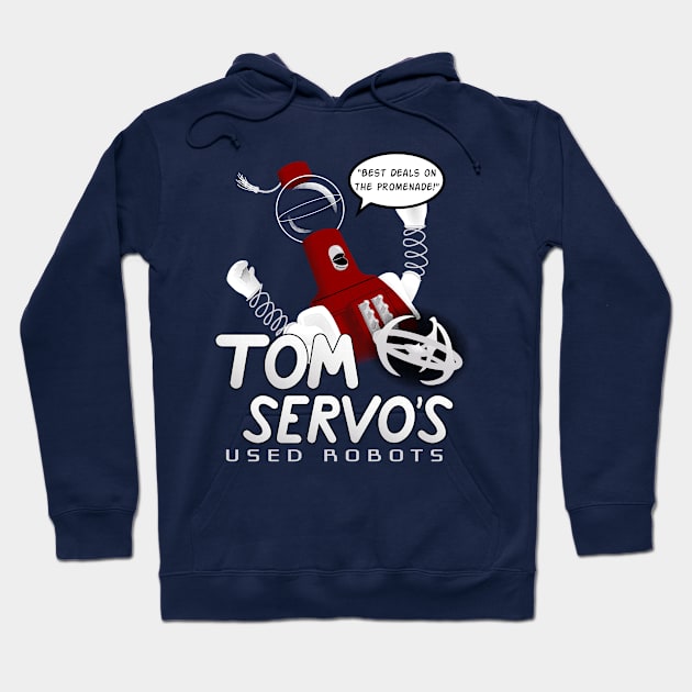 Tom Servo's Used Robots Hoodie by DurMan